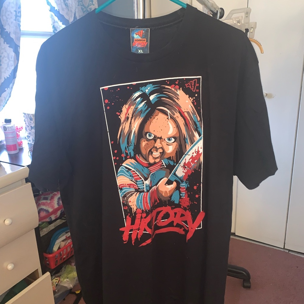 Chucky Graphic Tee in Black